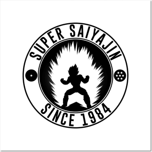 Super Saiyajin; Vegeta Posters and Art